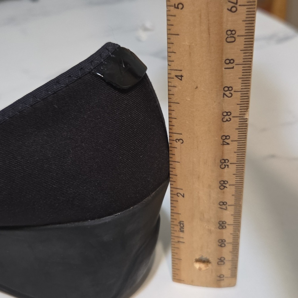 AK Sport Black Stretch Fabric Wedge Loafers Comfort Shoes Women's Size 8.5 M - Picture 9 of 16